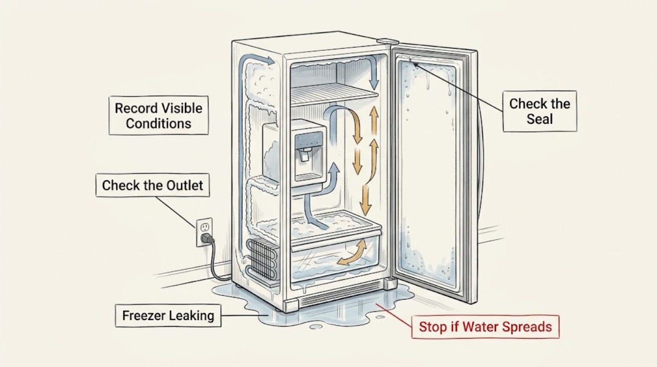 Freezer Leaking