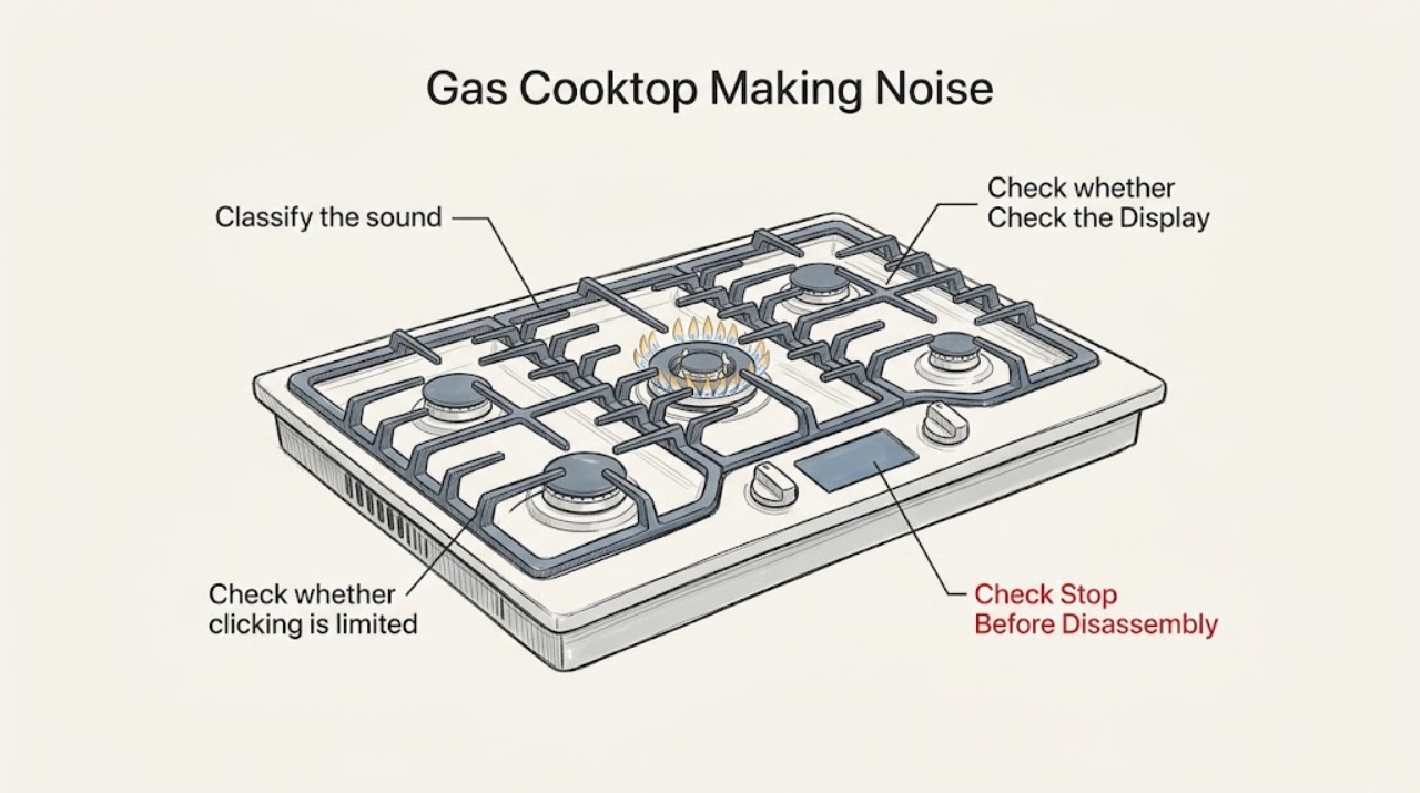 Gas Cooktop Making Noise