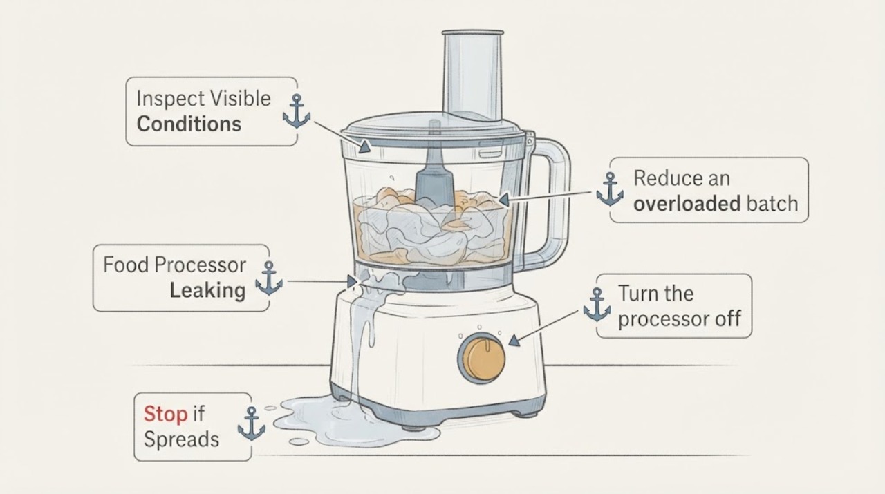 Food Processor Leaking