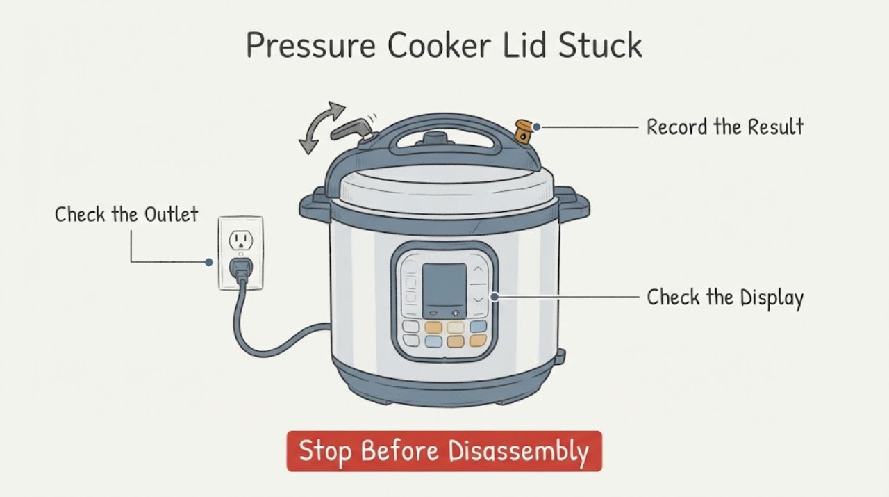 Pressure Cooker Lid Stuck