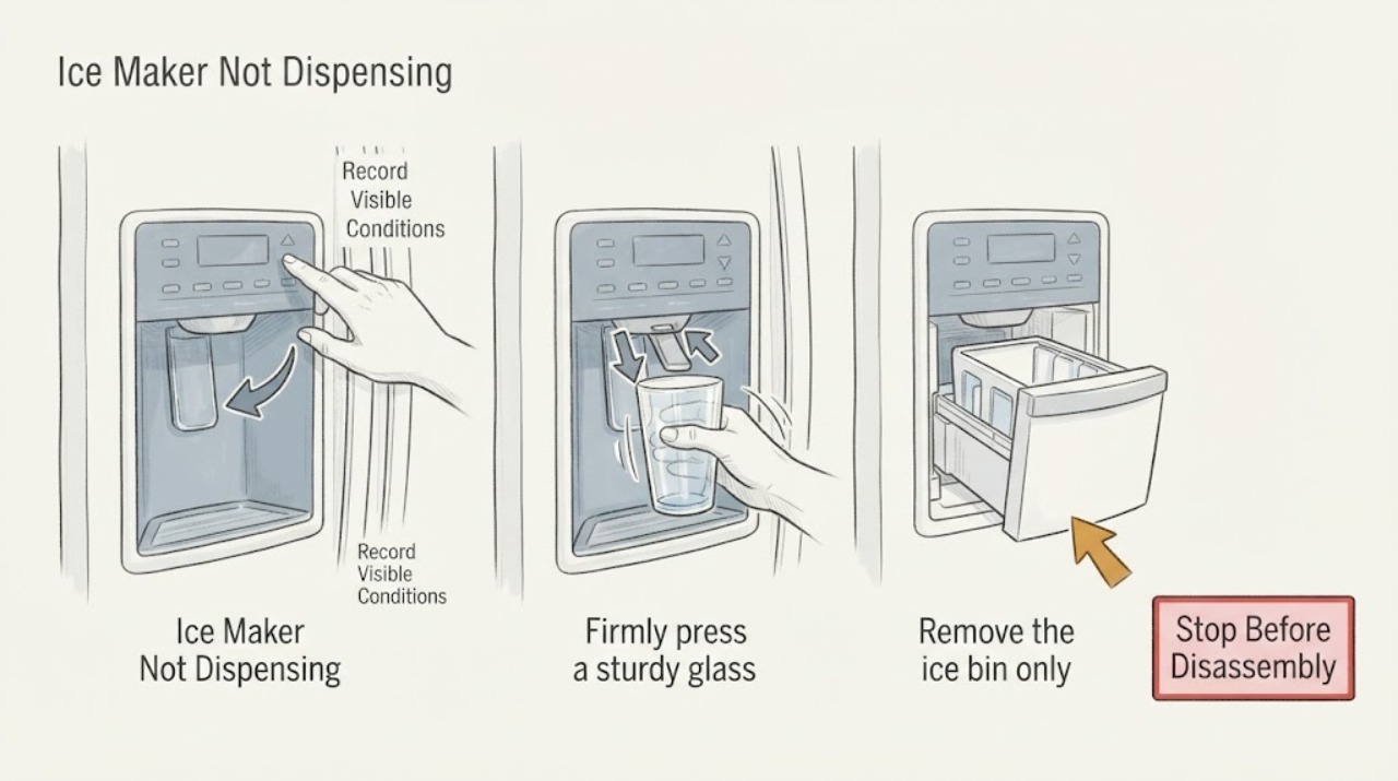 Ice Maker Not Dispensing