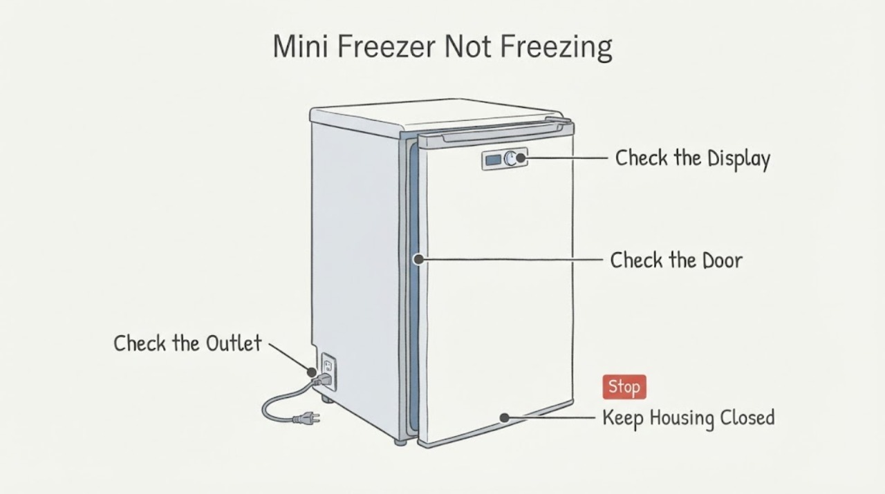Mini Freezer Not Freezing