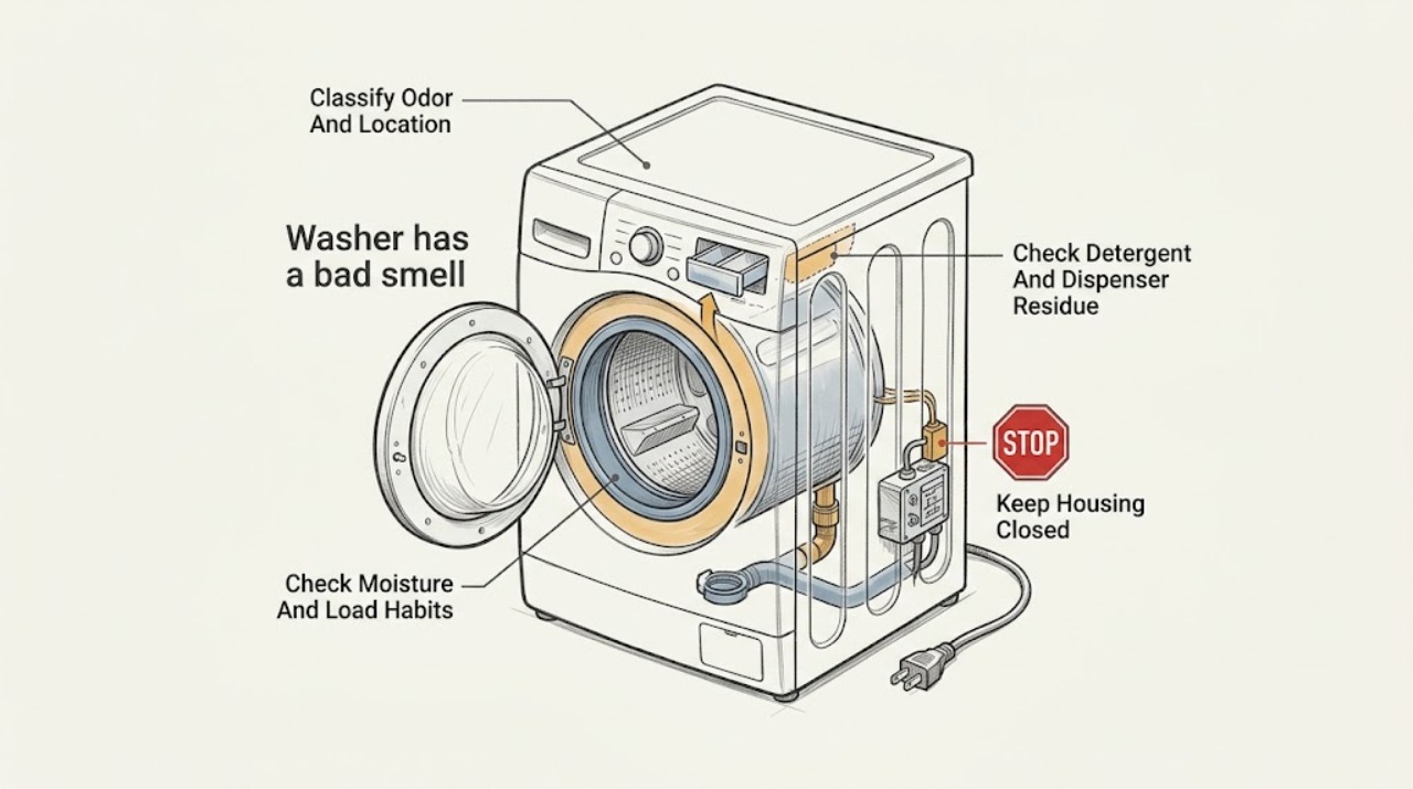 Washer has a bad smell