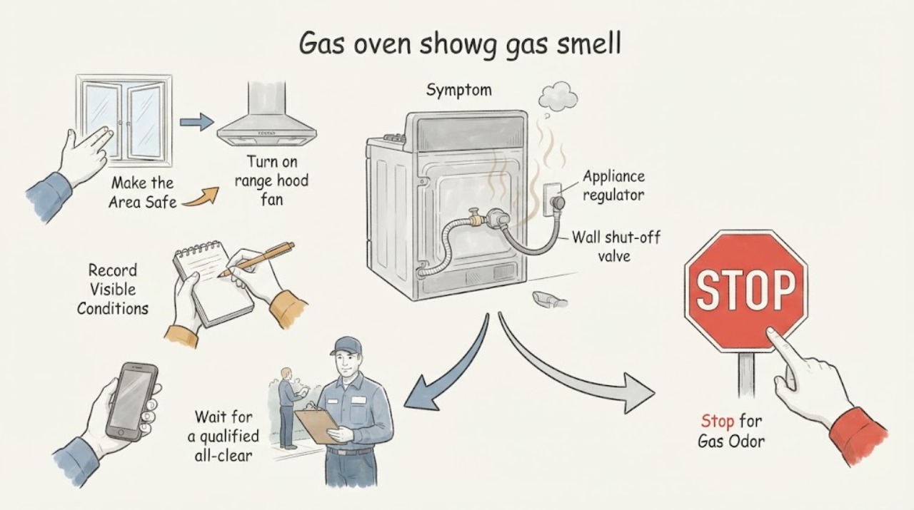 Gas Oven Gas Smell