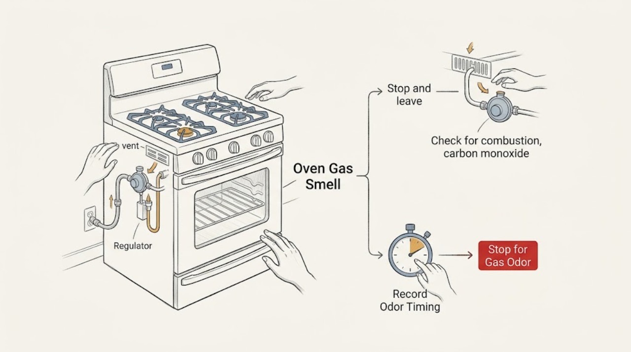 Oven Gas Smell