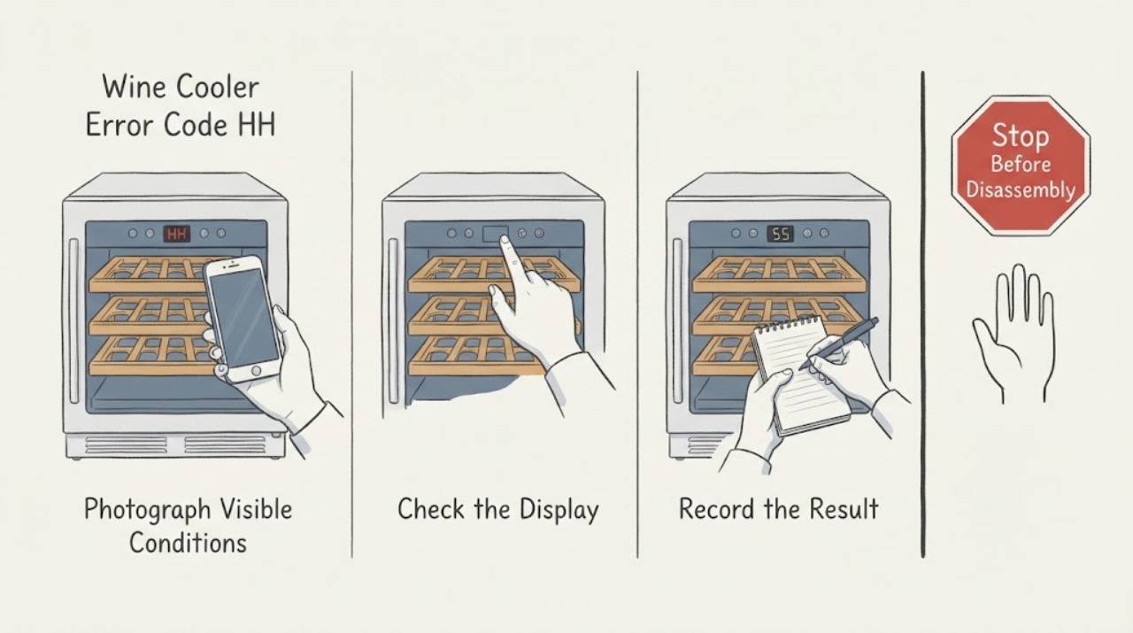 Wine Cooler Error Code HH