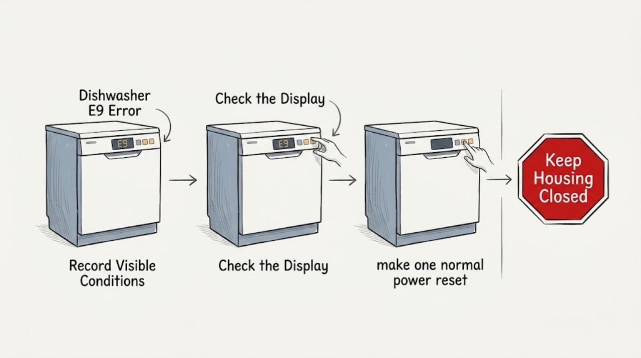 Dishwasher E9 Error