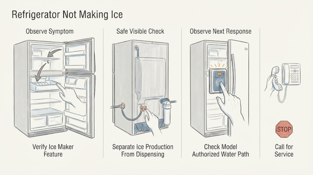 Refrigerator Not Making Ice