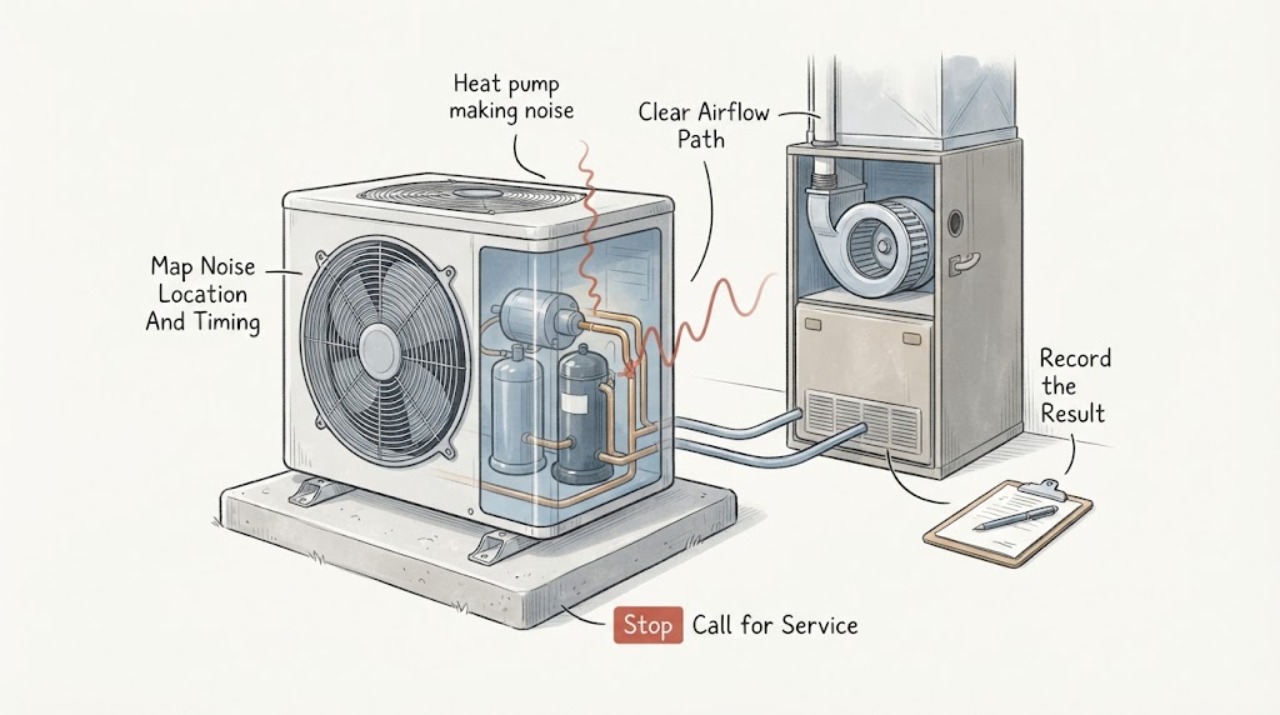 Heat pump making noise