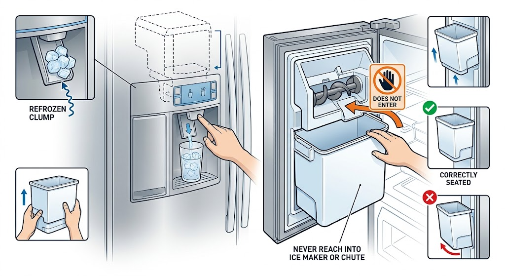 Electrolux Ice Maker Not Dispensing: Safe Checks for Door Dispensers