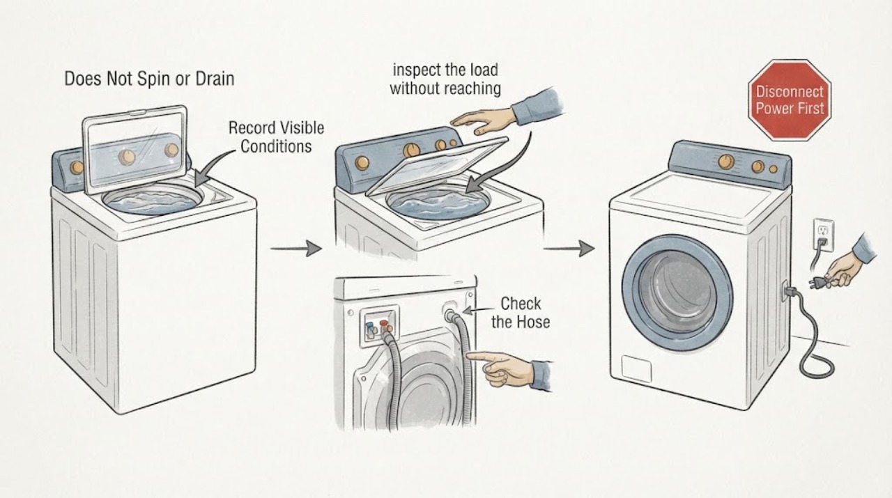 Does Not Spin or Drain