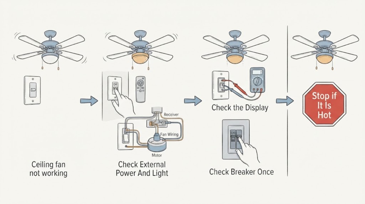 Ceiling fan not working