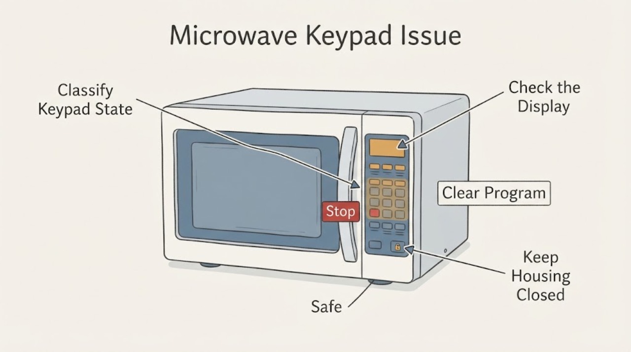 Microwave Keypad Issue | Safe
