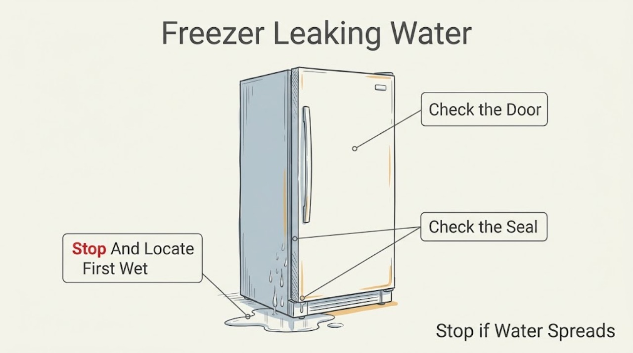 Freezer Leaking Water