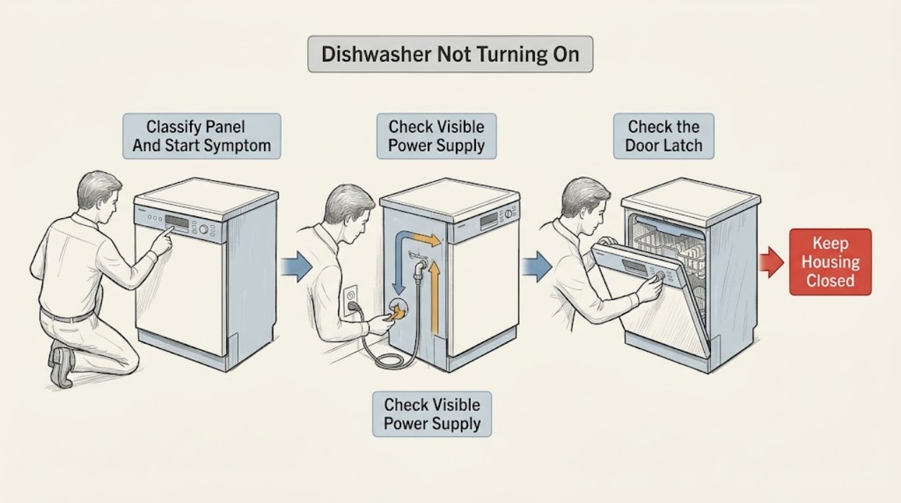 Dishwasher Not Turning On