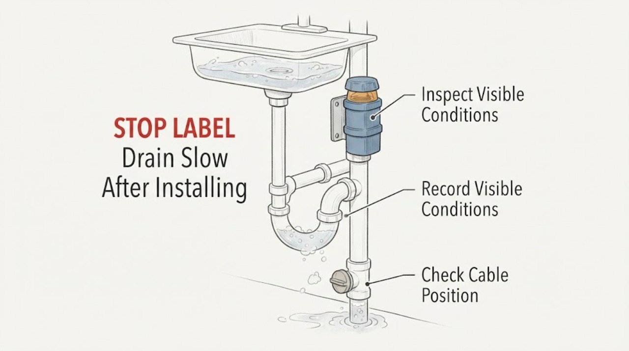 Drain Slow After Installing