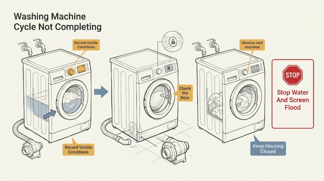 Washing Machine Cycle Not Completing