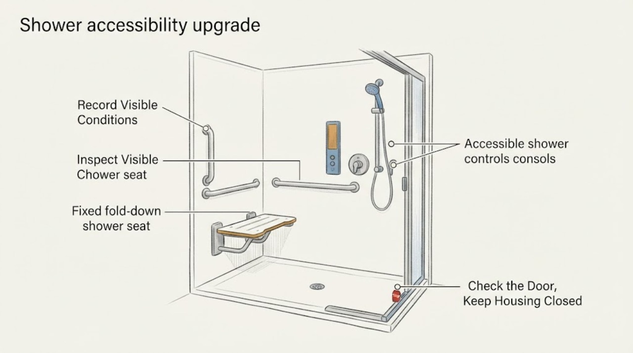 Shower accessibility upgrade