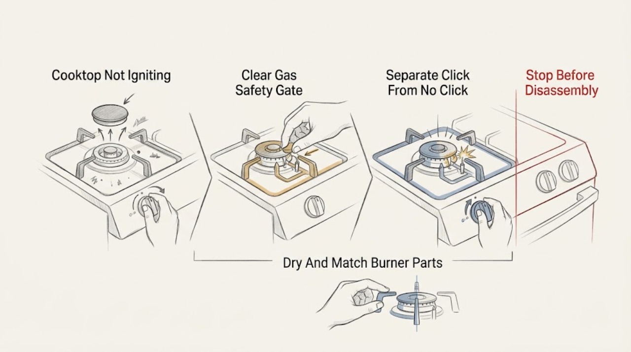 Cooktop Not Igniting