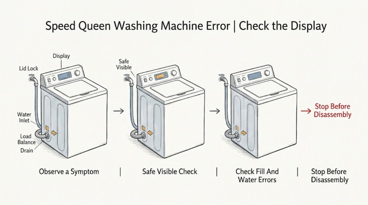 Speed Queen Washing Machine Error