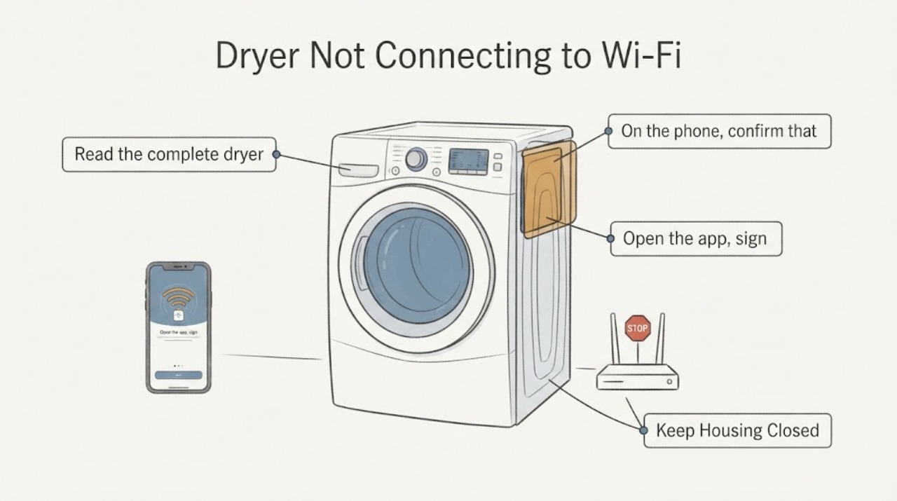 Dryer Not Connecting to Wi‑Fi