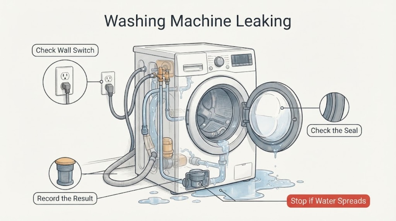 Washing Machine Leaking