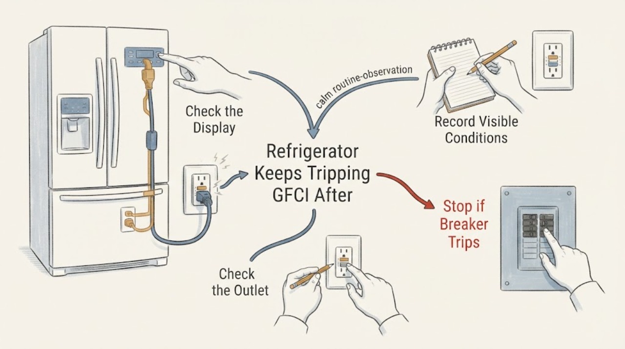 Refrigerator Keeps Tripping GFCI After