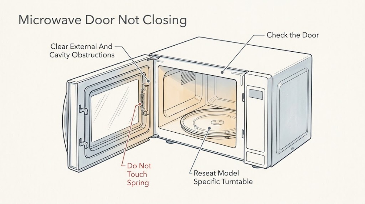 Microwave Door Not Closing