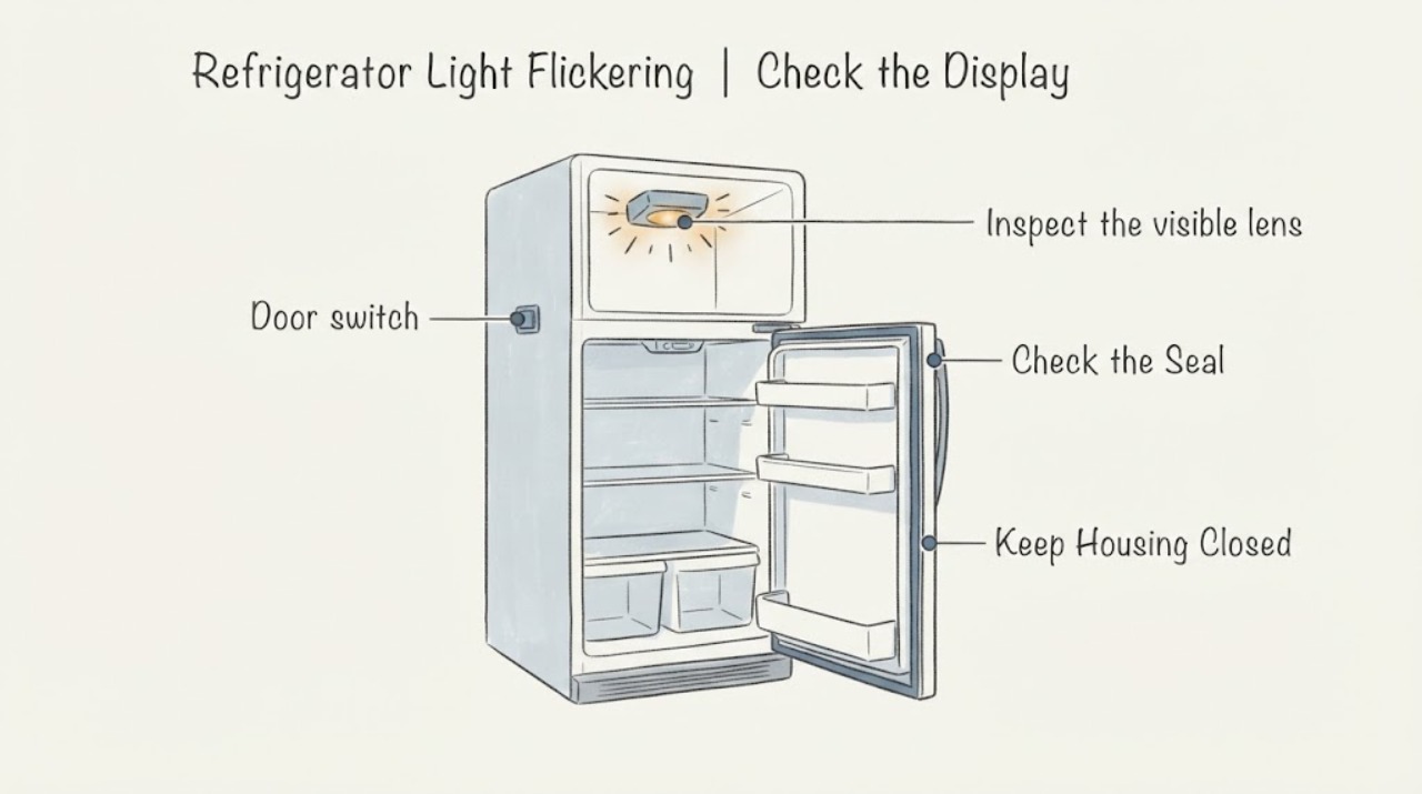 Refrigerator Light Flickering