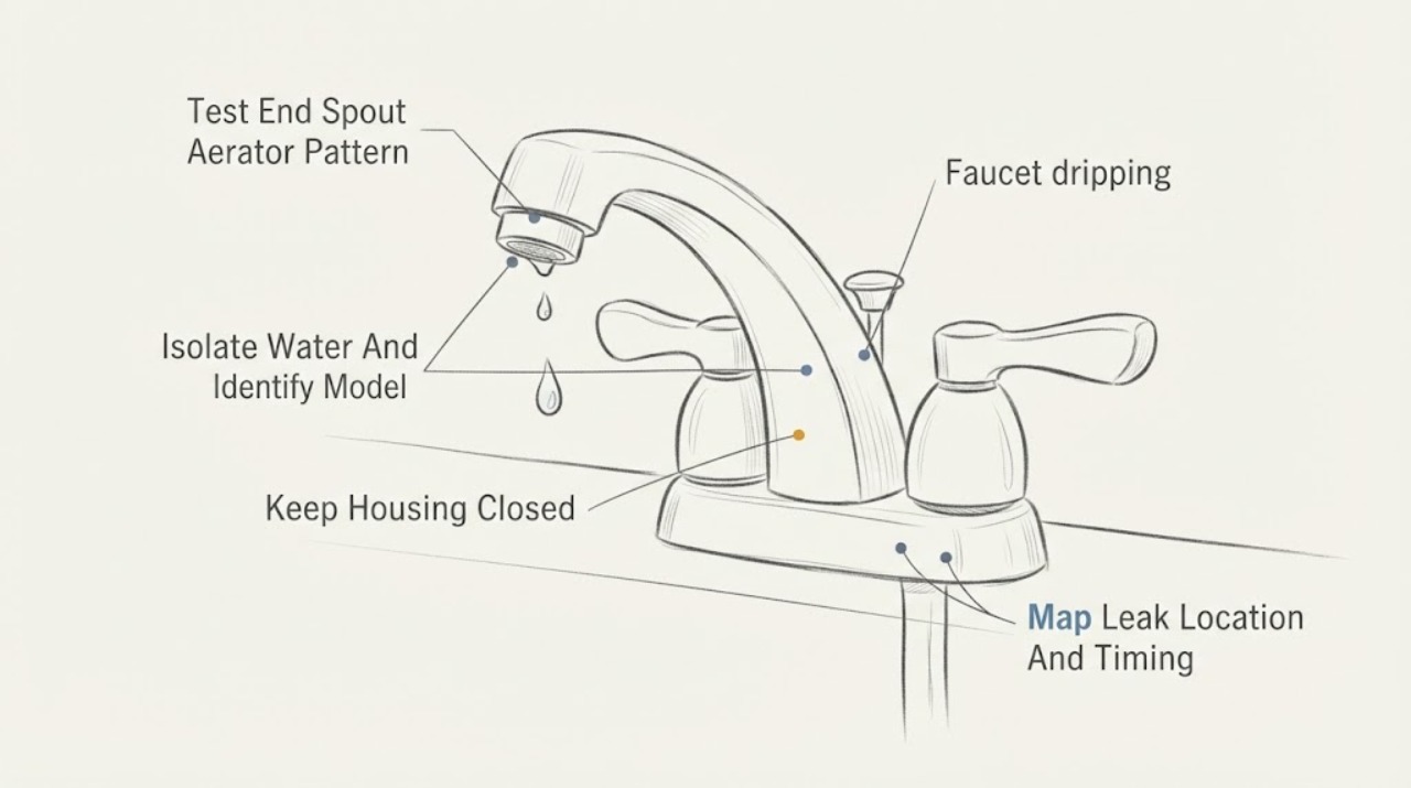 Faucet dripping