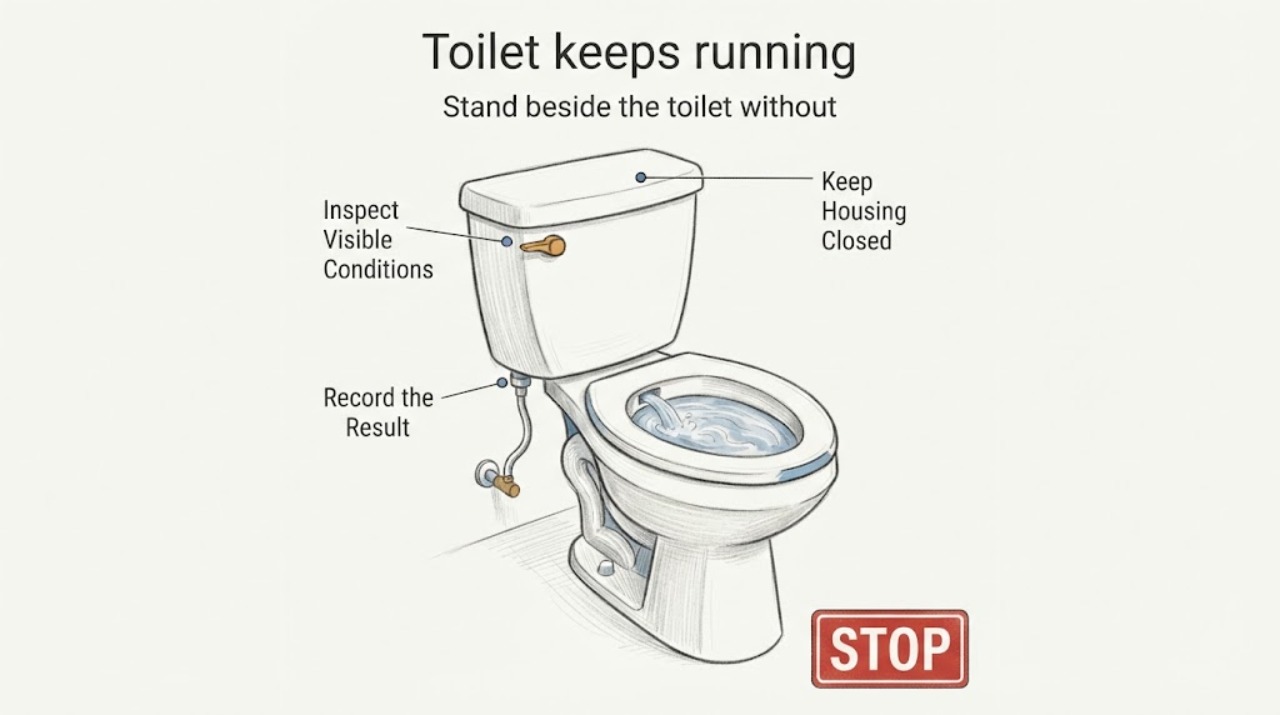 Toilet keeps running