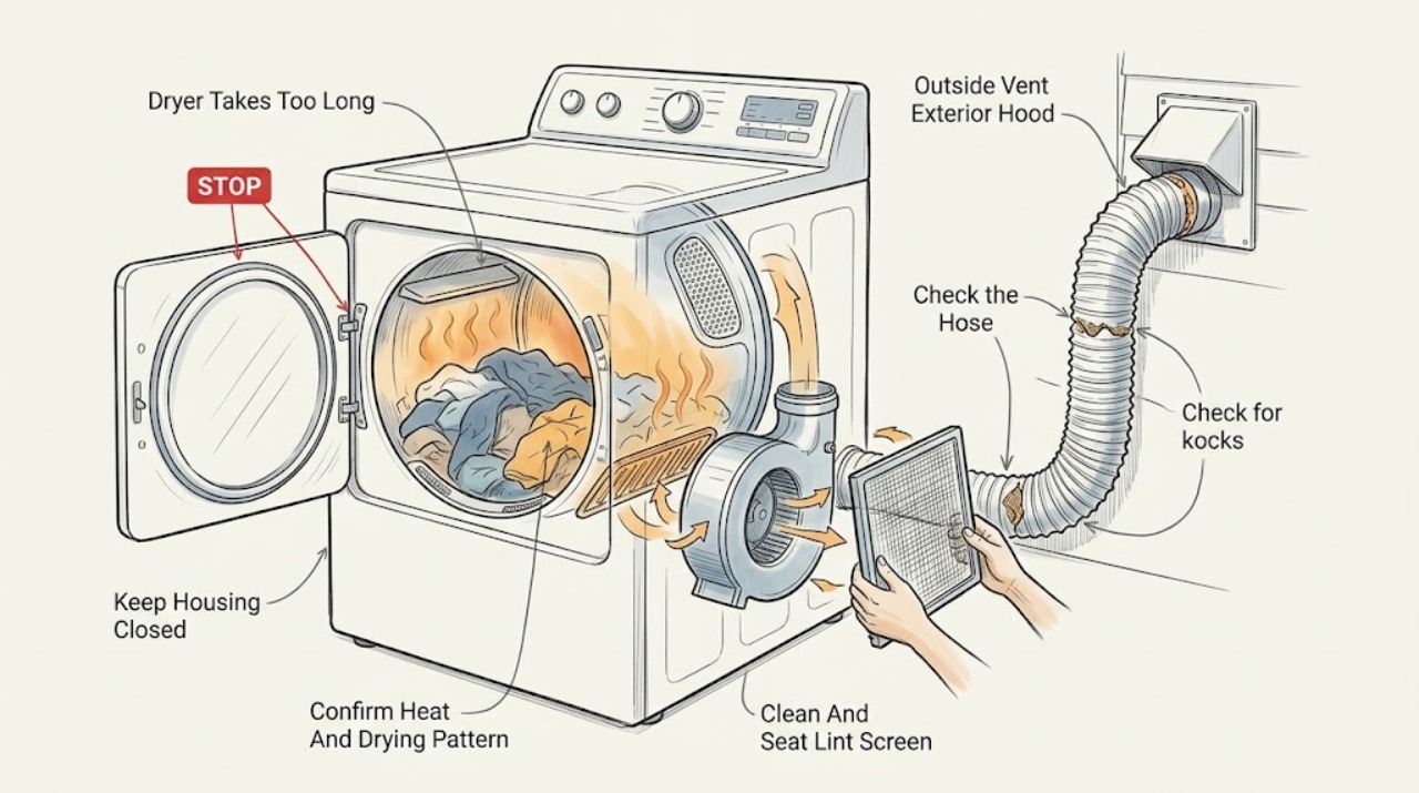 Dryer Takes Too Long
