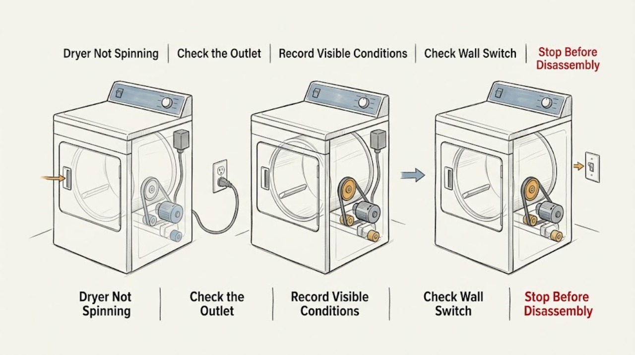 Dryer Not Spinning