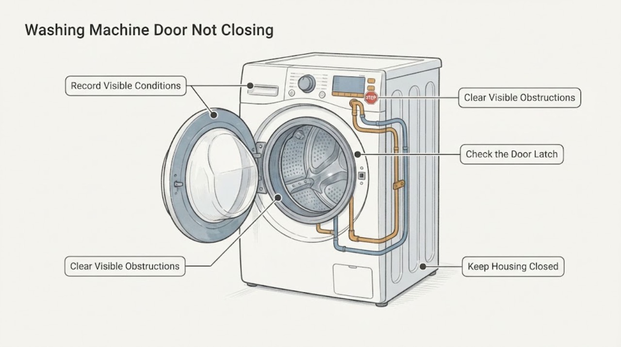Washing Machine Door Not Closing