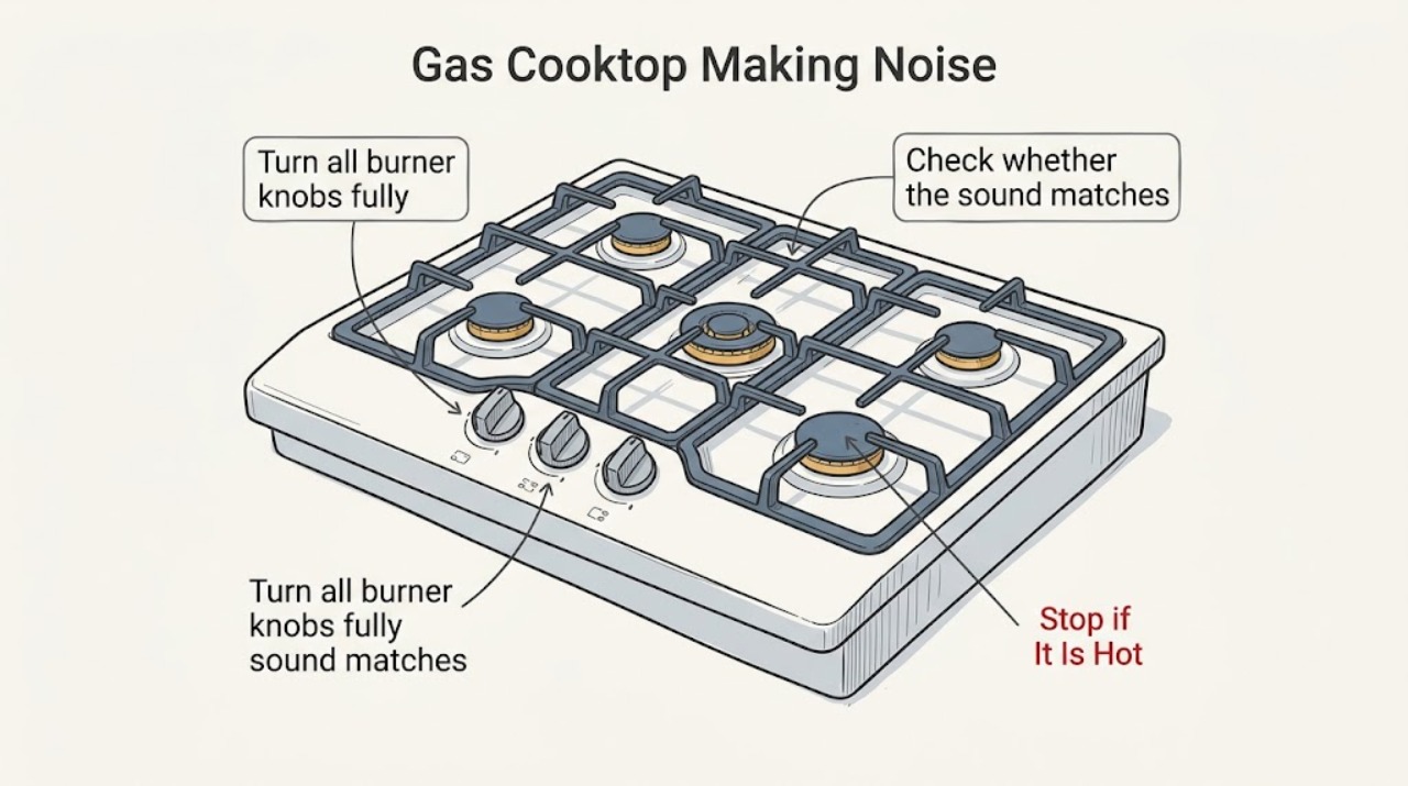 Gas Cooktop Making Noise