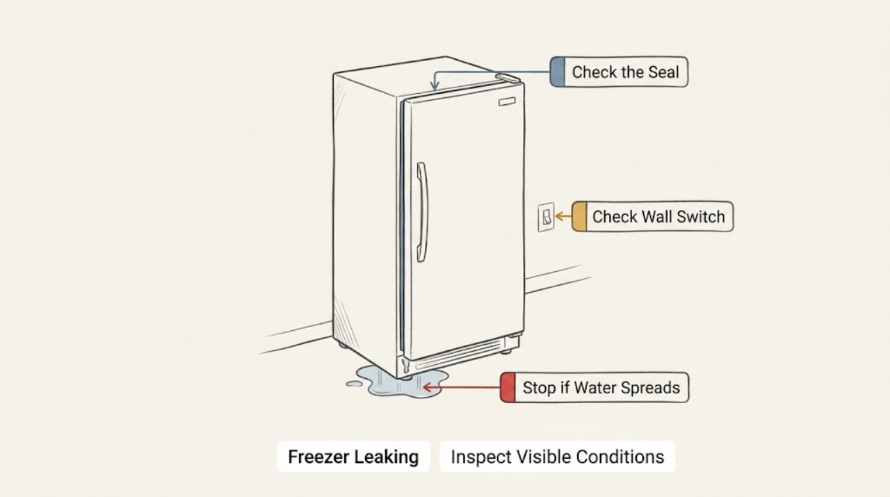 Freezer Leaking