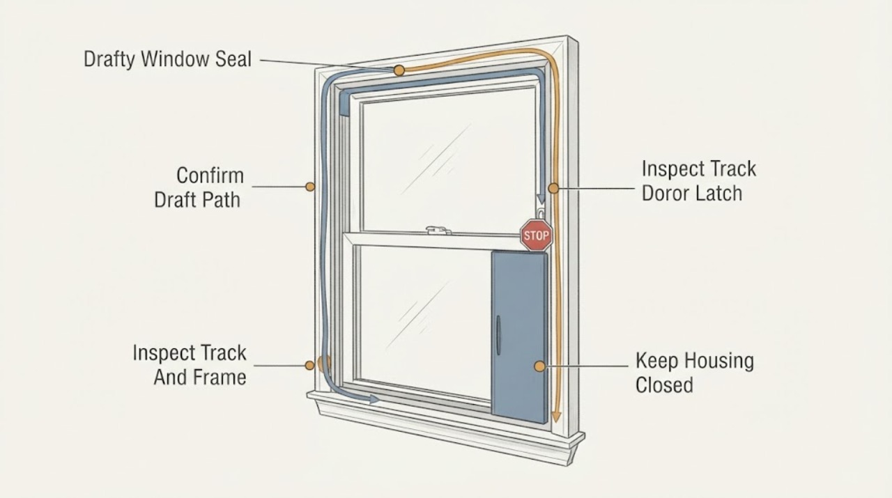 Drafty Window Seal