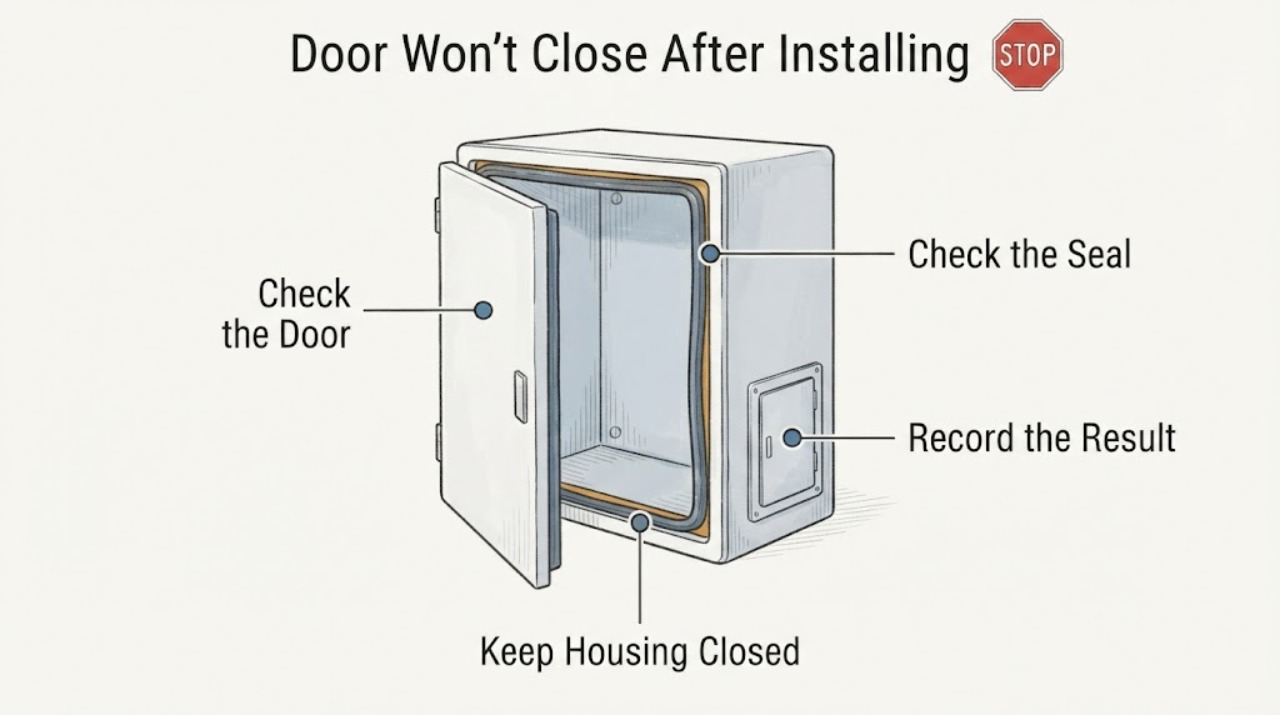 Door Won't Close After Installing