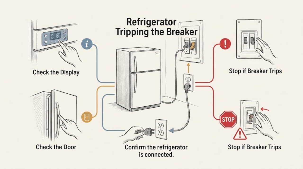Refrigerator Tripping the Breaker