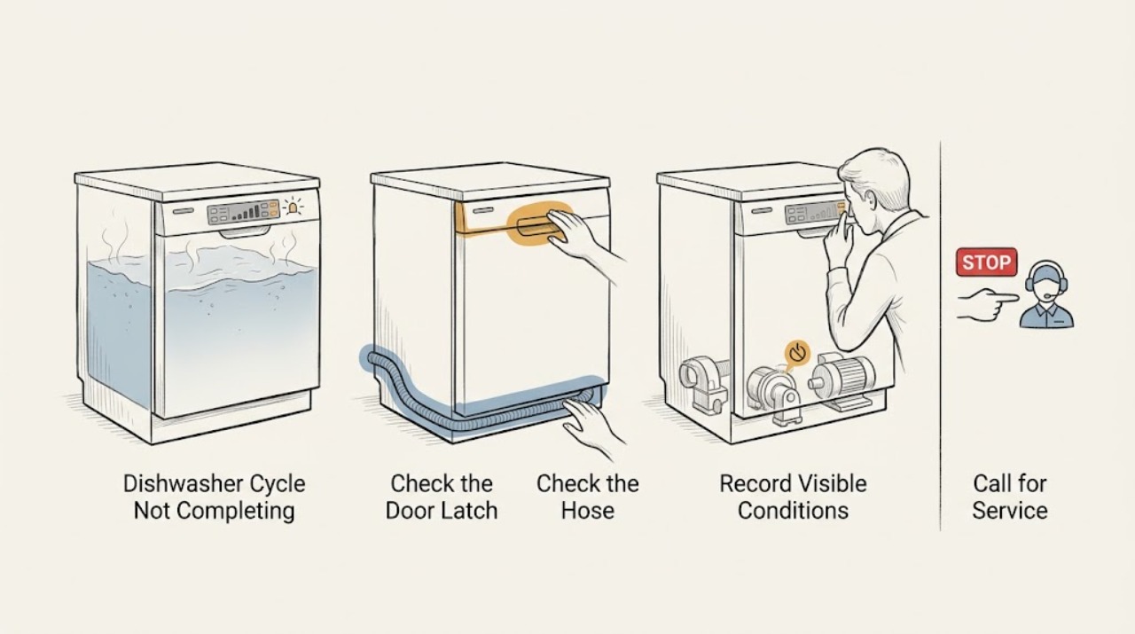 Dishwasher Cycle Not Completing