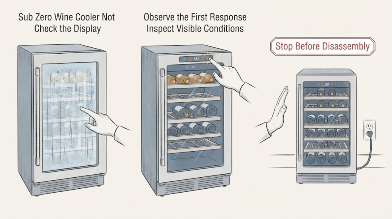 Sub Zero Wine Cooler Not