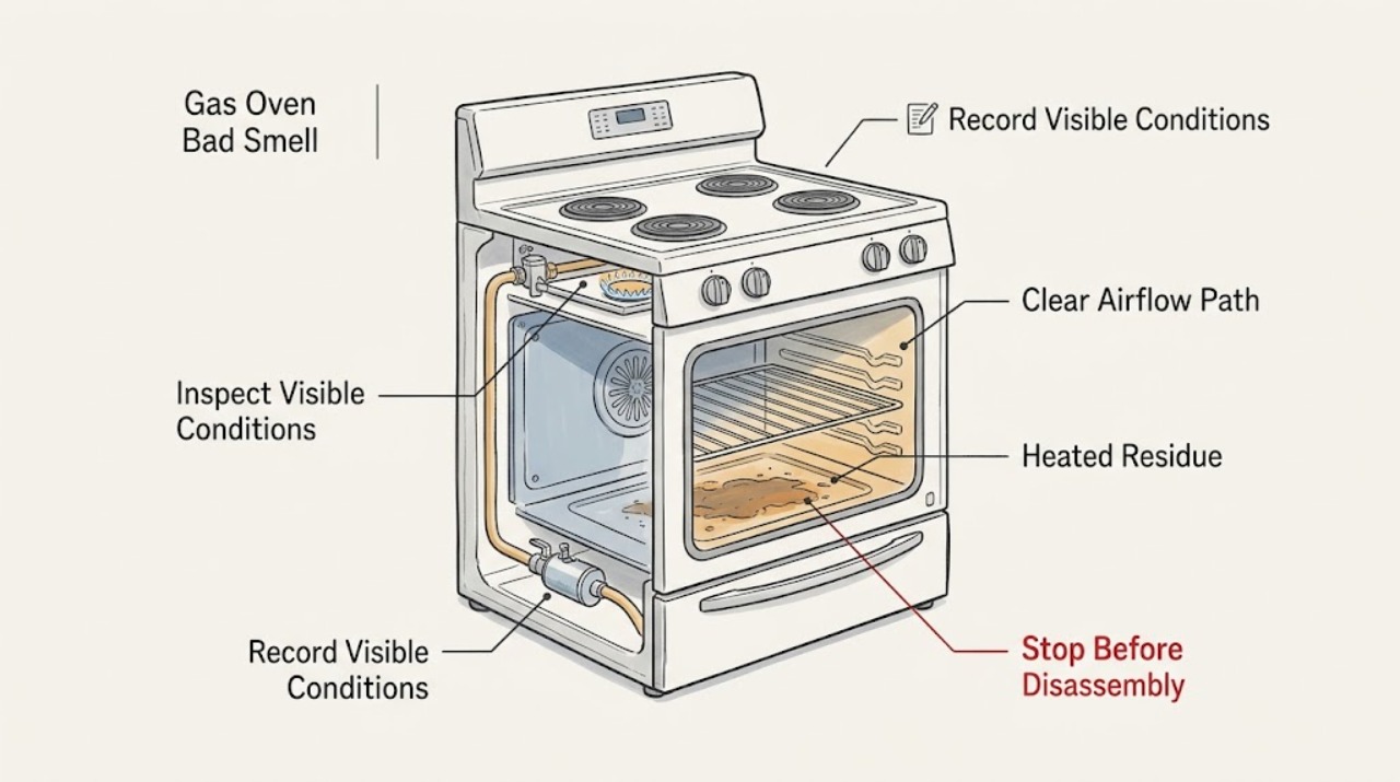 Gas Oven Bad Smell