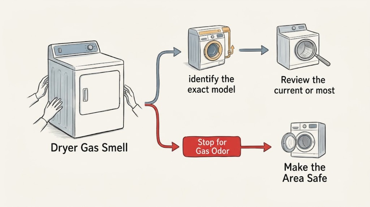 Dryer Gas Smell