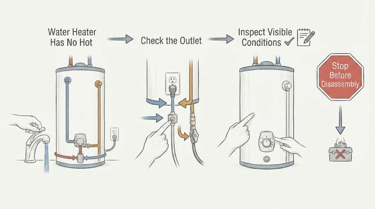 Water Heater Has No Hot