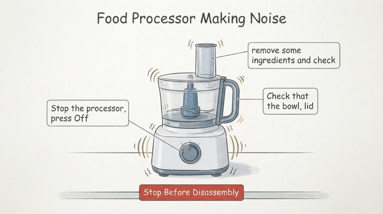 Food Processor Making Noise