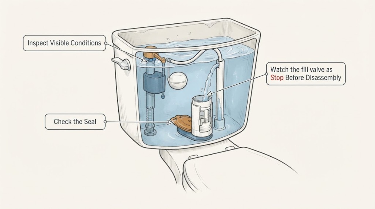 Toilet keeps running