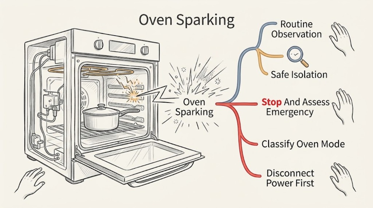 Oven Sparking