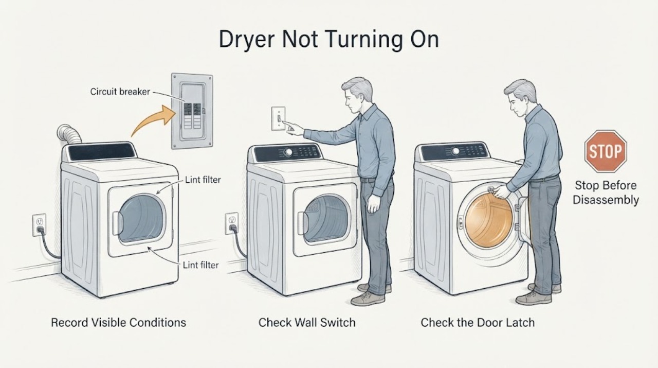 Dryer Not Turning On
