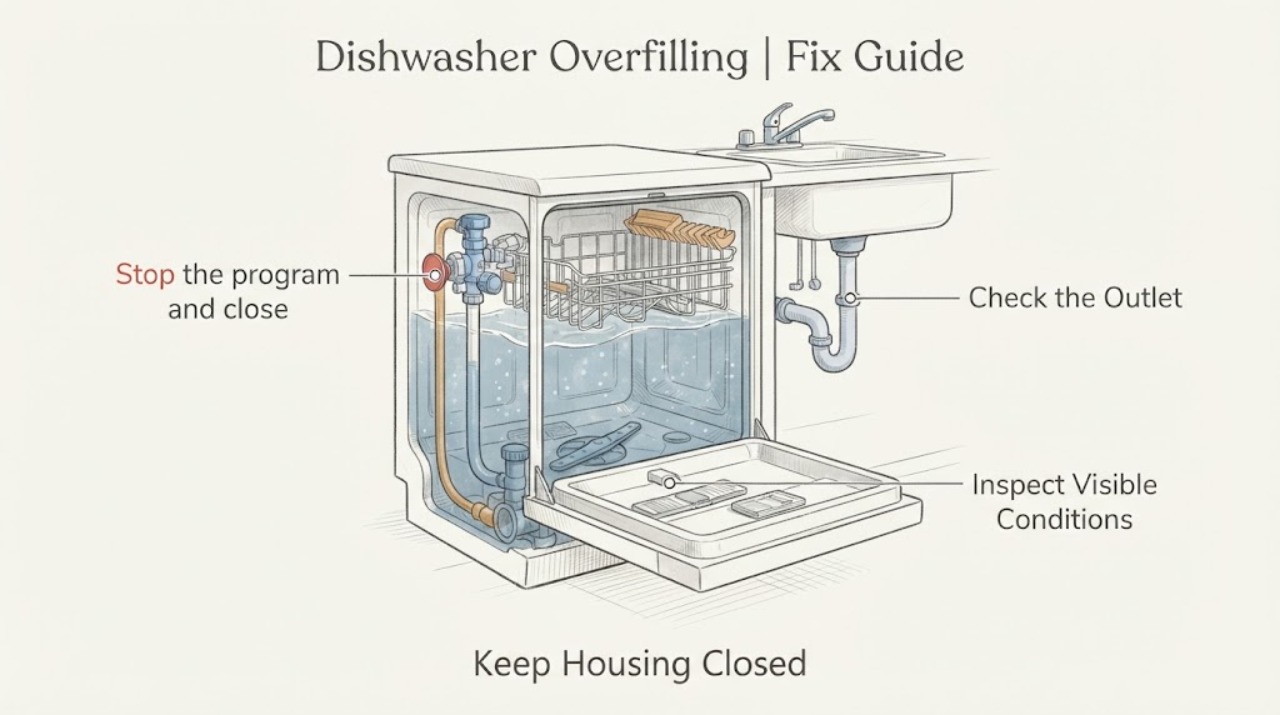 Dishwasher Overfilling | Fix Guide