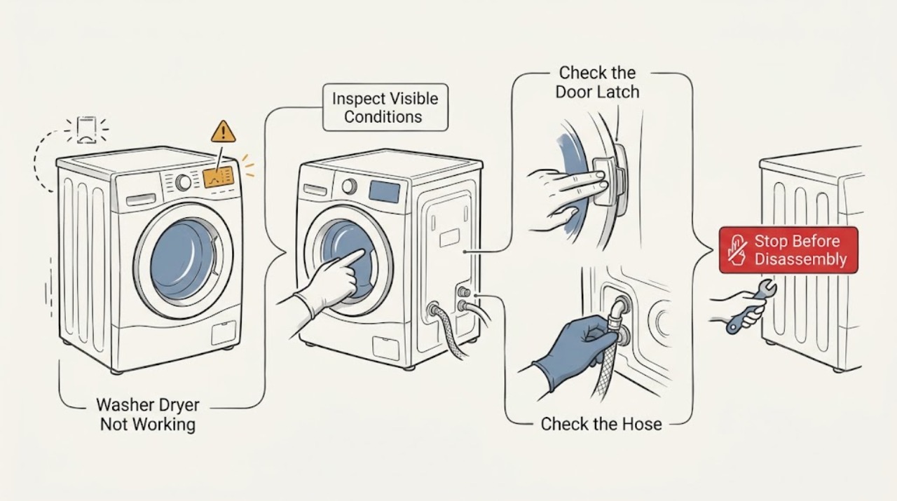 Washer Dryer Not Working